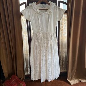 1950 Satin Alternative Wedding Dress